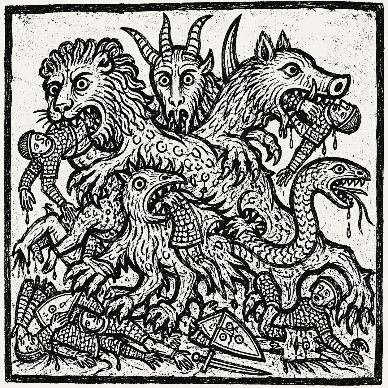 Woodcut: Aemilia
